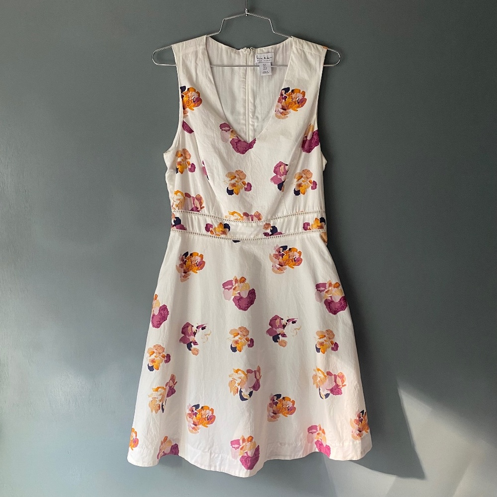 NICOLE MILLER Women's 4 Floral Sundress 100% Cotton Sleeveless Vacation Girly